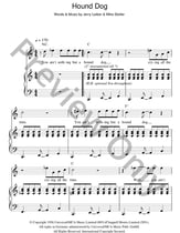 Hound Dog piano sheet music cover